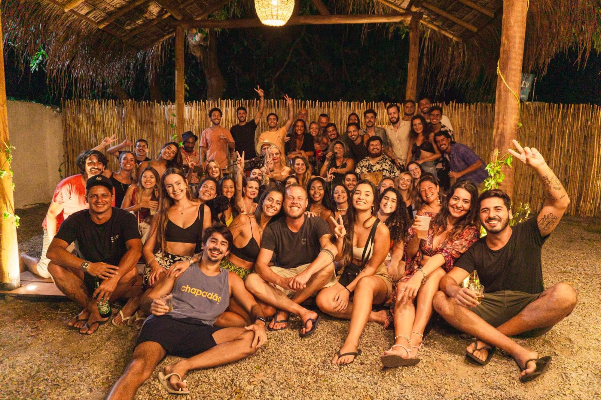 Padang Hostel Praia de Pipa Bagian luar foto